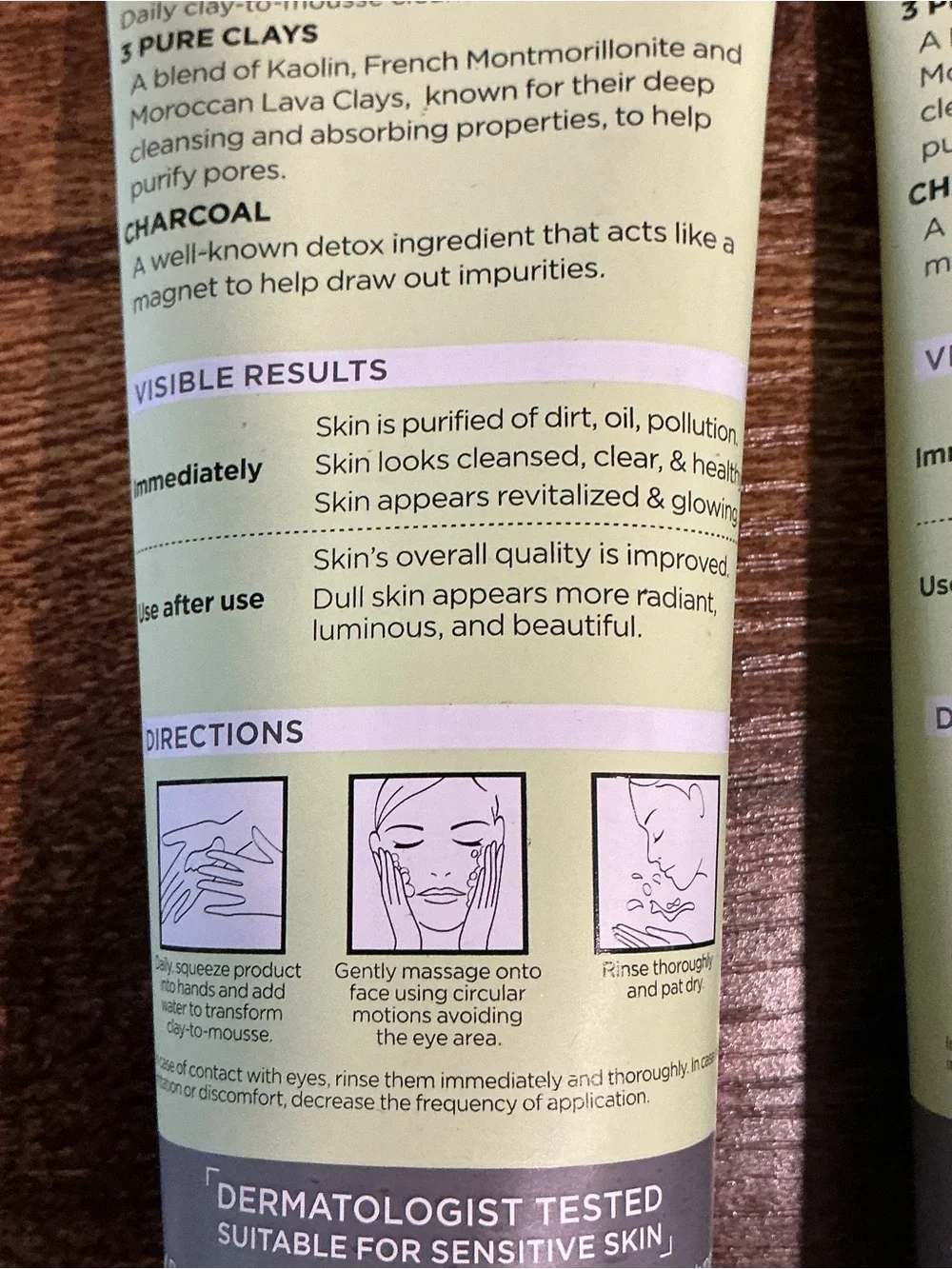L’Oréal Pure-Clay Daily Detox Cleanser Lot of 2